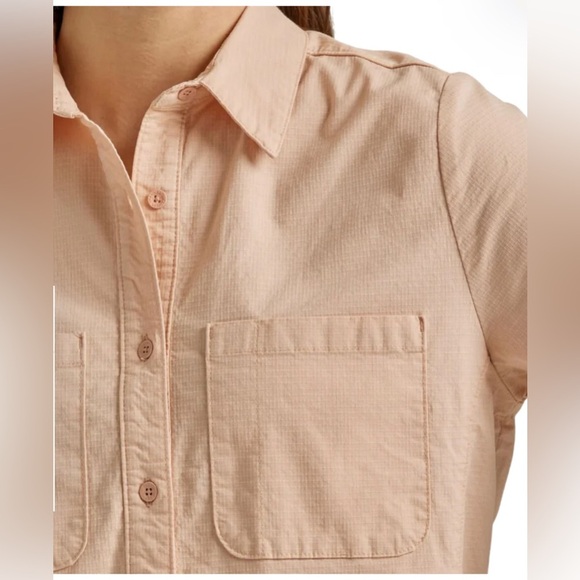 WRANGLER ATG WOMEN'S light peach coral BOXY FIT ADVENTURE DRESS size XS new - Picture 5 of 7